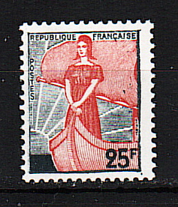 Франция, 1959, Стандарт, Марианна, 1 марка